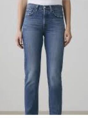 Levi's Women's Mid Rise Skinny Jeans - Light Blue with Brown Stitching size 4